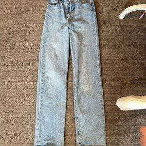 Levi's Light Blue Straight Leg Women's Jeans